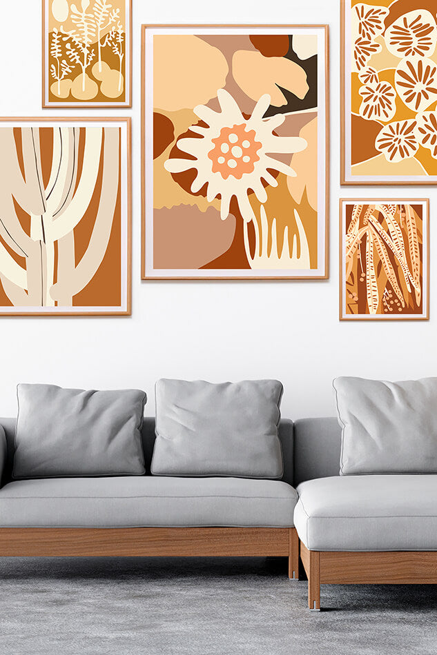 gallery wall artwork botanicals print brisbane artist