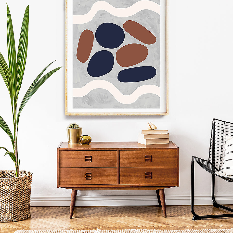 the sea / coastal wall art print