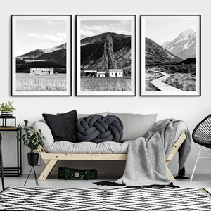 new zealand photographic print / black and white print