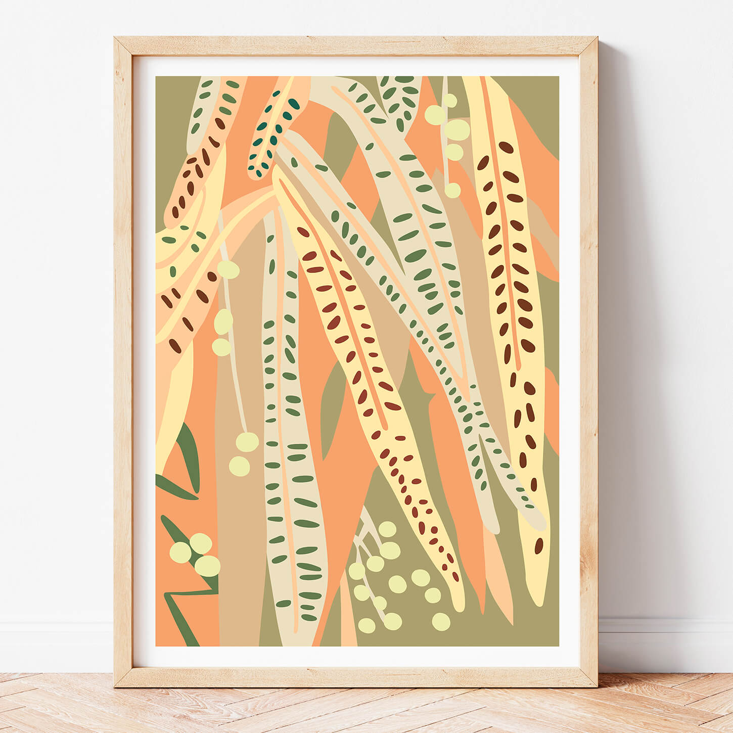 Pastel toned artwork / Summer vibes / Brisbane Artist