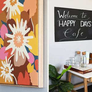 Happy canvas art for happy days!