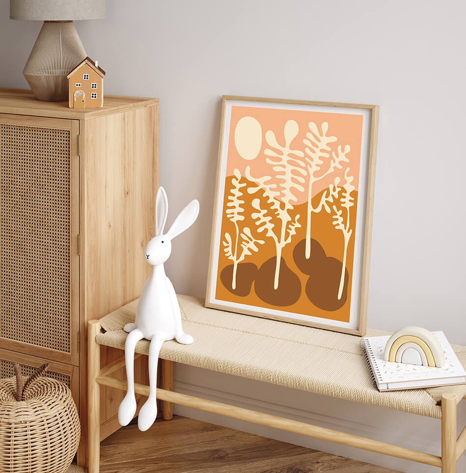 HELLO MOON V / artwork for children room