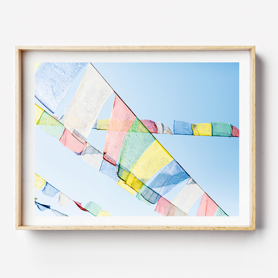 Prayer Flags / Nepal Photography Print / Travel Photographer