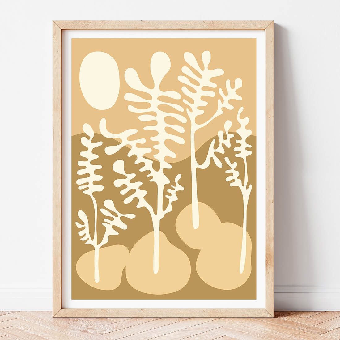 Minimalist art print / Nature home decor print by Brisbane Artist