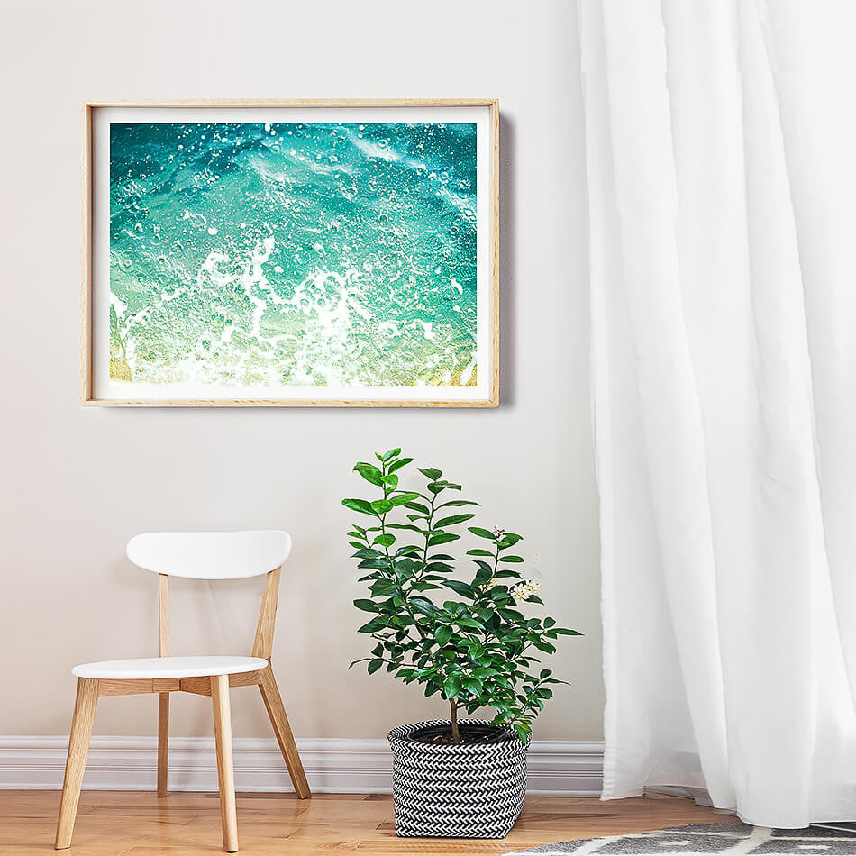 Beach Print / Framed Photographic Prints Brisbane/ Coastal Interior / Beach Art
