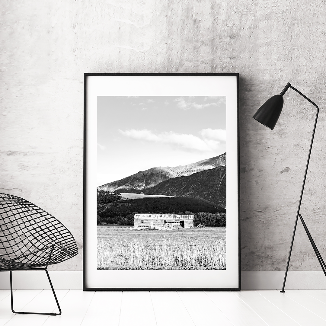 black and white photography / black and white print / monochrome print