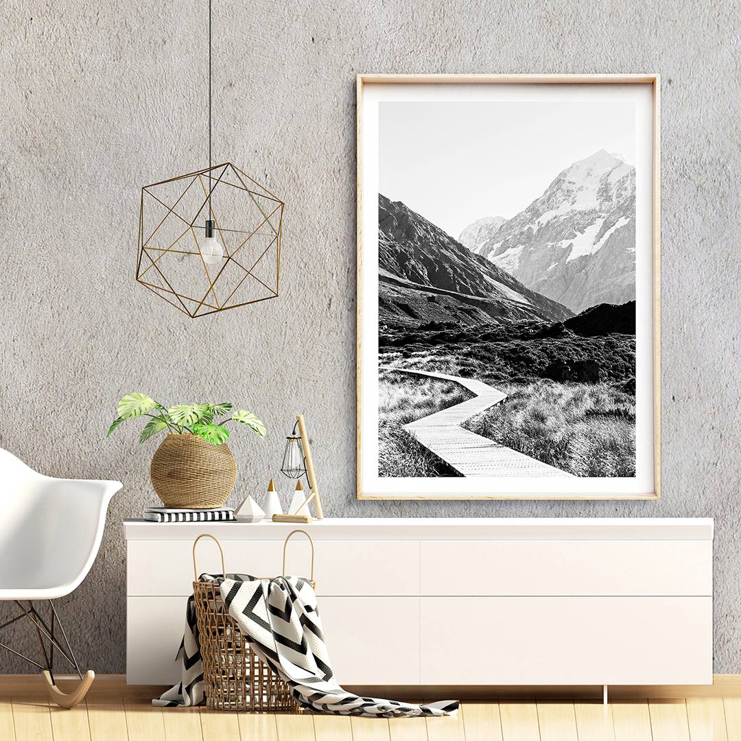 New Zealand Print / Black and White Photography