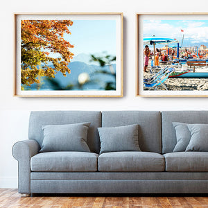 Beach print / Beach Photography Print / Framed Artwork Brisbane / Coastal Interior / Europe Travel Photography