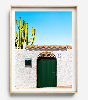 Beach Art Print / Minorca House II / Art for Walls / Coastal Home Decor