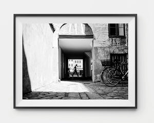 art for walls / black and white print / monochrome / Copenhagen travel photography