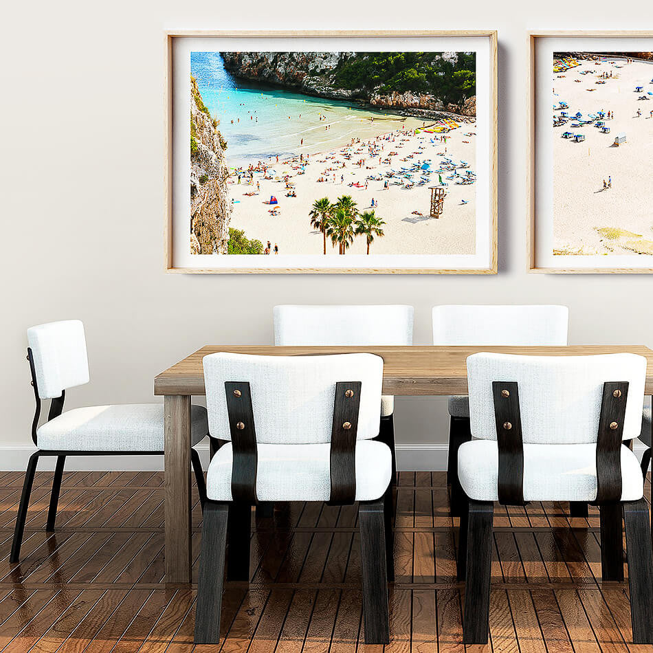 Beach Photographic Print / Framed Print Brisbane Photographer / Coastal Interior