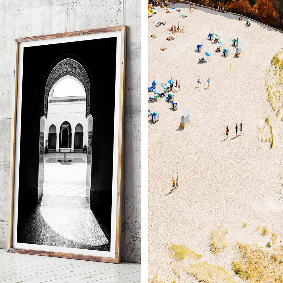 Black and White Interior, Moroccan Decor, Morocco Travel Photography