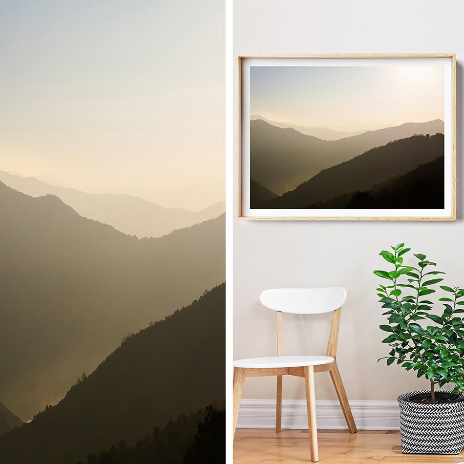 Nepal Travel Photography / Framed Photographic Print, Pokhara, Nepal