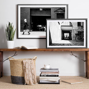 new york print / black and white photography / monochrome print