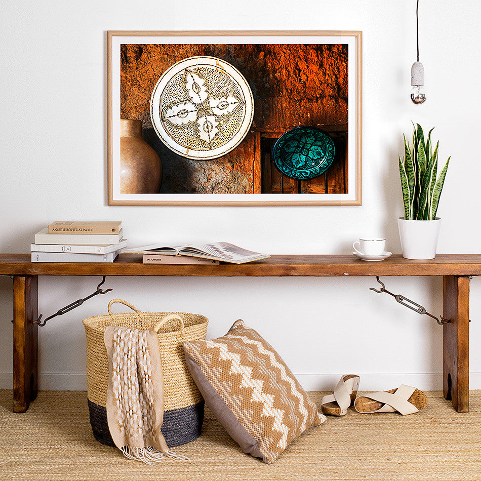 Framed Photographic Artwork Print / Rustic Art / Moroccan Travel Photography