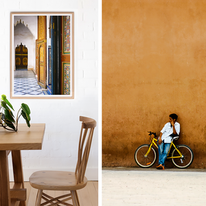 Moroccan Interior, Photography Print Marrakesh Morocco, Rustic Beach Print