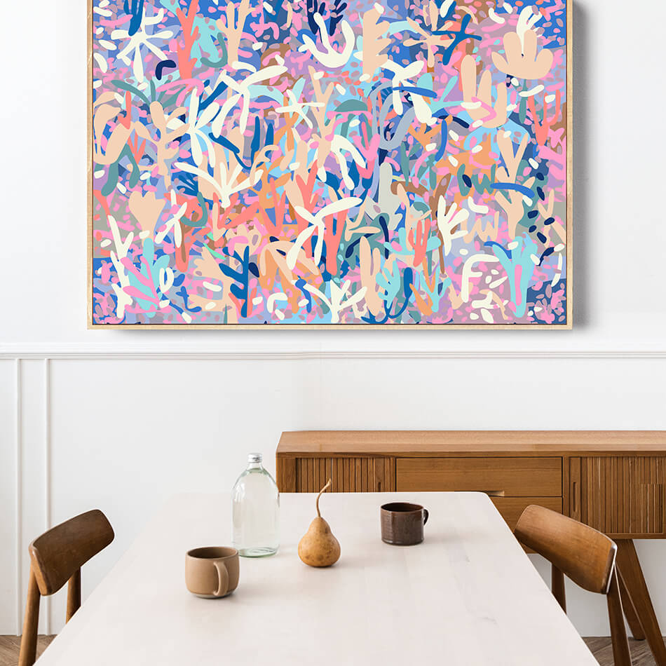 colourful artwork canvas print