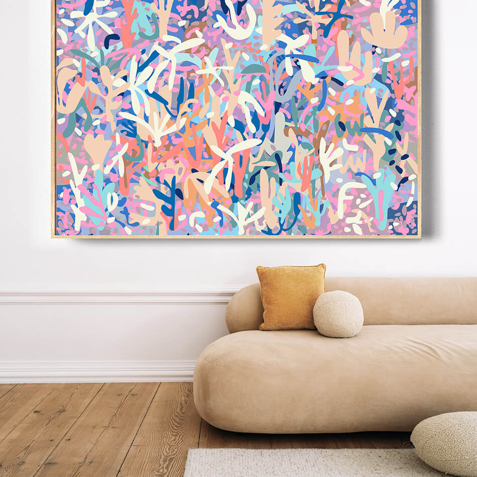 abstract colourful artwork brisbane artist australian art