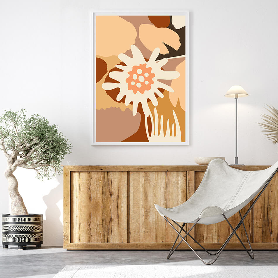 botanical art print colourful flower artwork brisbane artist