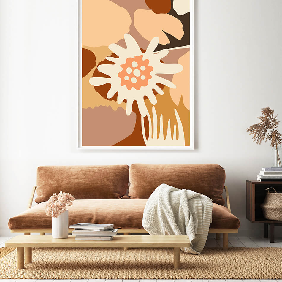 botanical art print colourful flower artwork brisbane artist