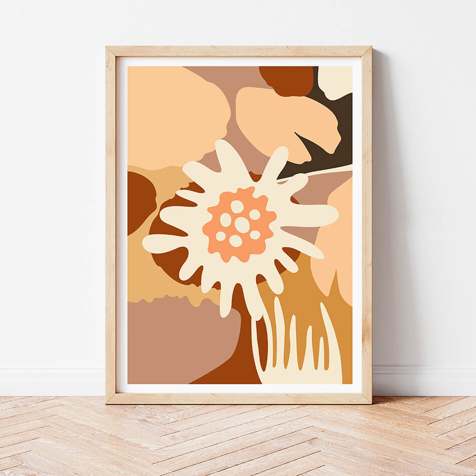 botanical art print colourful flower artwork brisbane artist