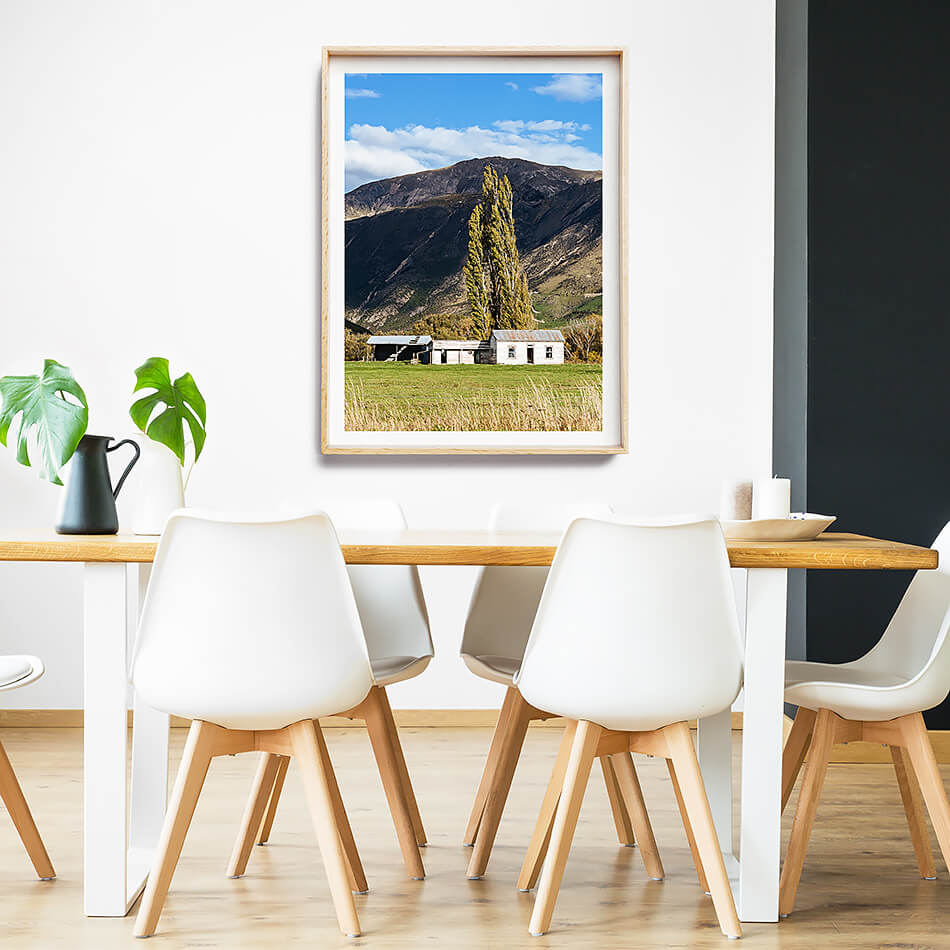 new zealand countryside new zealand nature print natural new zealand travel photography new zealand mountains and house