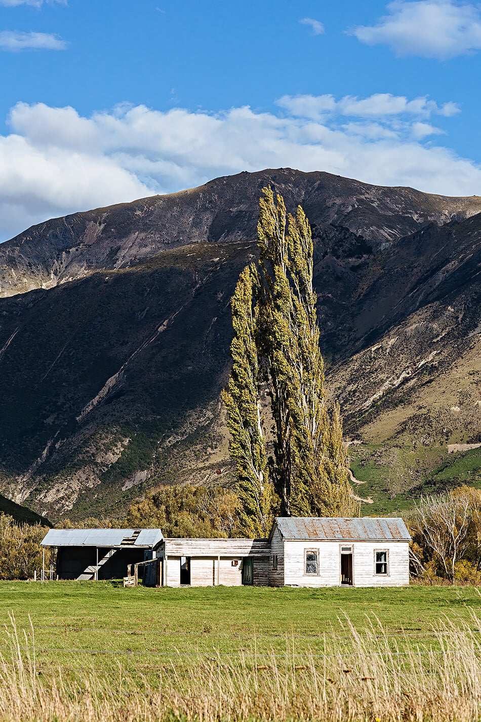 new zealand countryside new zealand nature print natural new zealand travel photography new zealand mountains and house