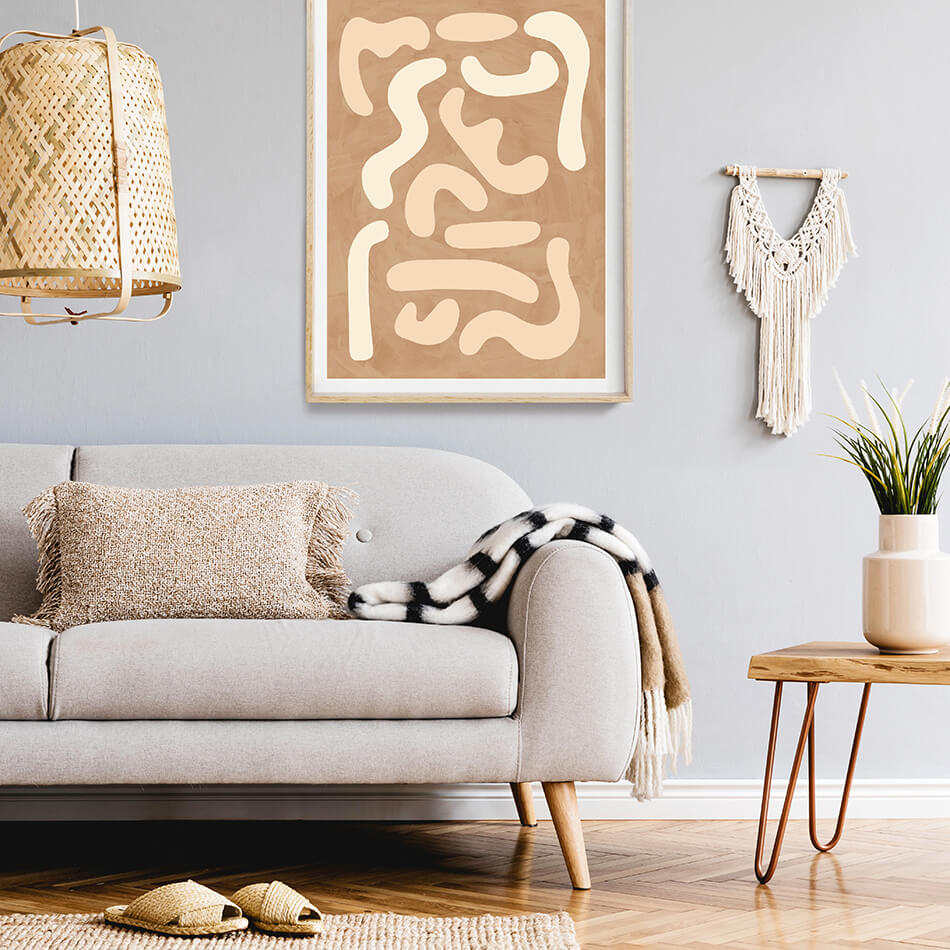 Road Less Travelled II / Abstract Print