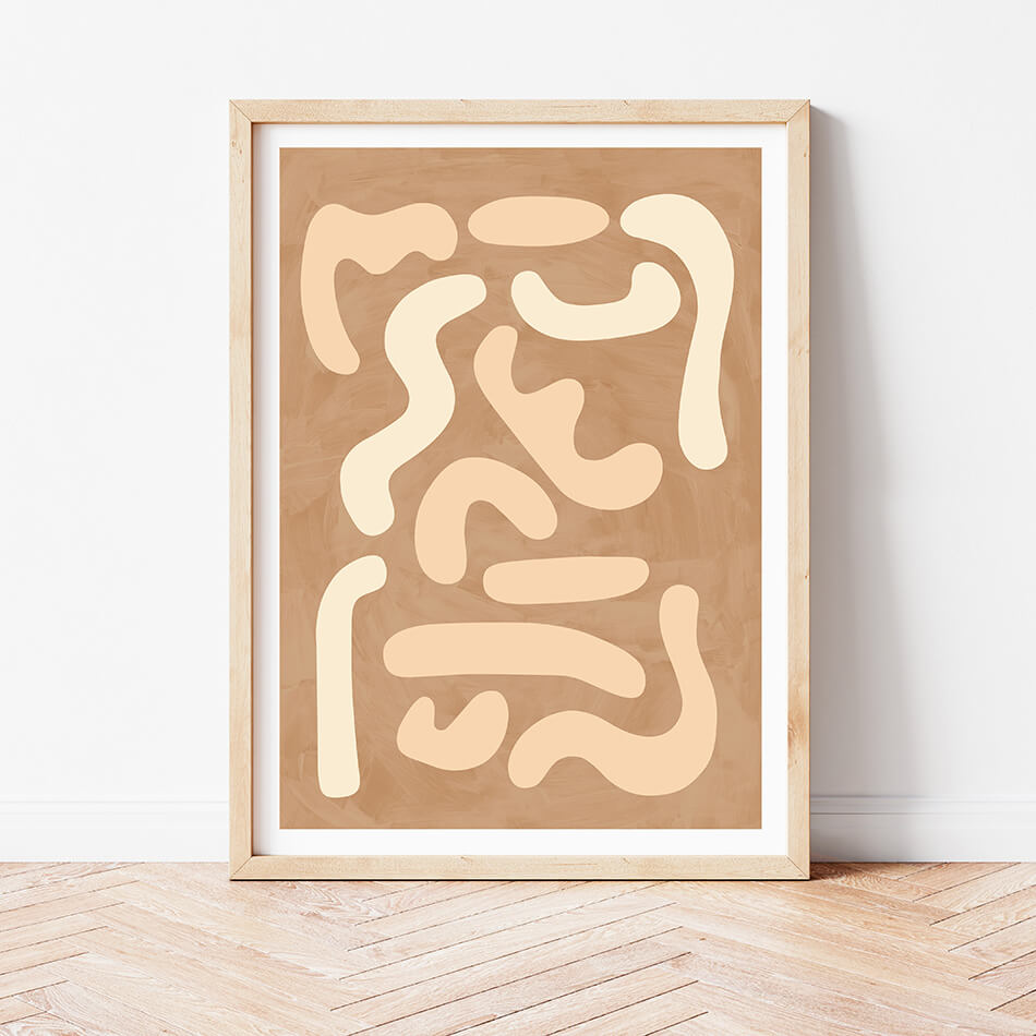 Road Less Travelled II / Abstract Print