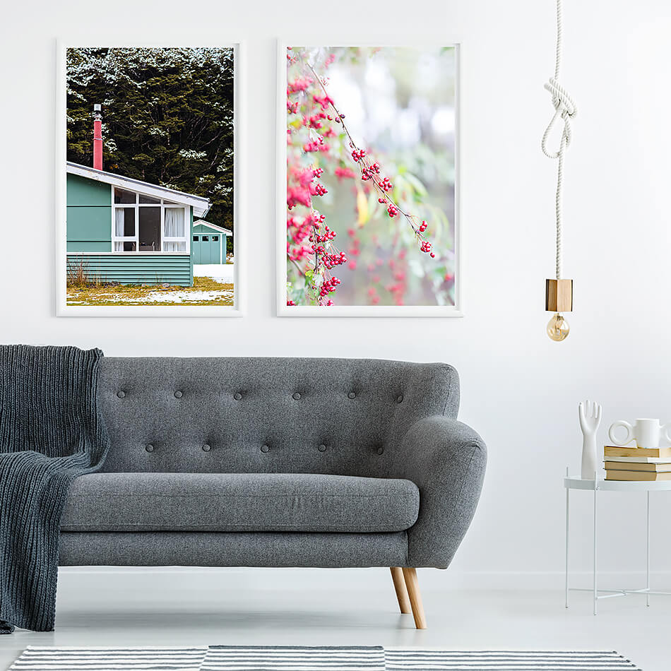 scandi styled print Scandinavian interior styling wall wall print new zealand travel photography photo print of scandi house