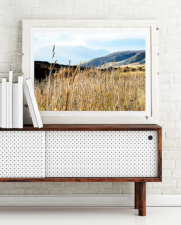 natural print of new zealand mountains and landscape new zealand south island travel photography