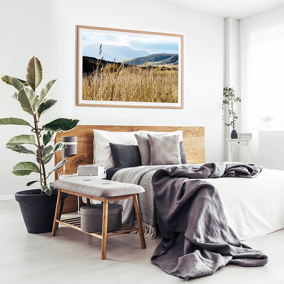 natural print of new zealand mountains and landscape new zealand south island travel photography