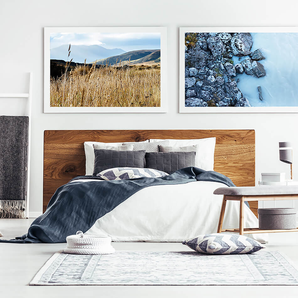 natural print of new zealand mountains and landscape new zealand south island travel photography