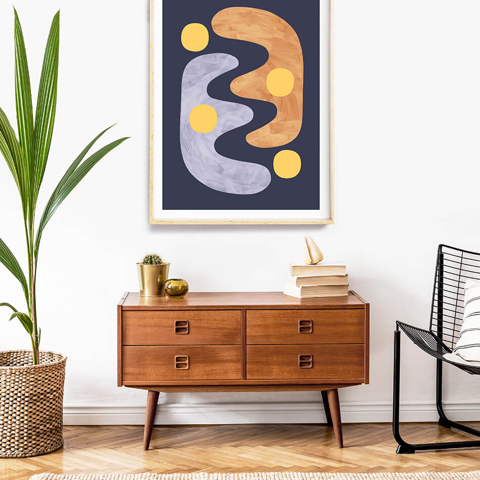 The Dance III / Abstract Print