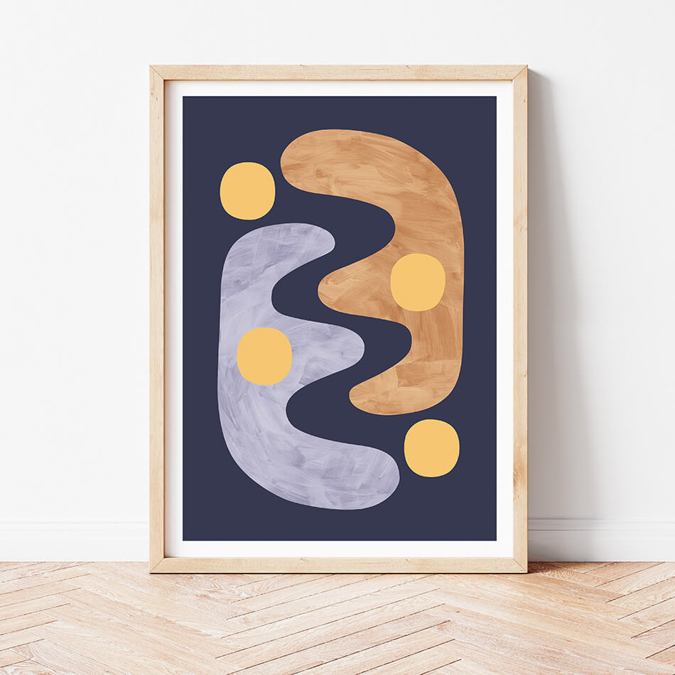 The Dance III / Abstract Print