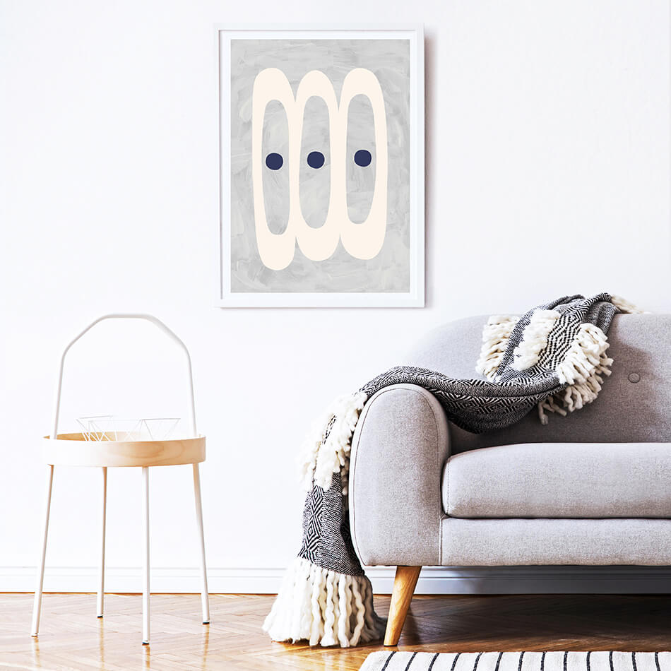 Ships in the Night V / Abstract Print