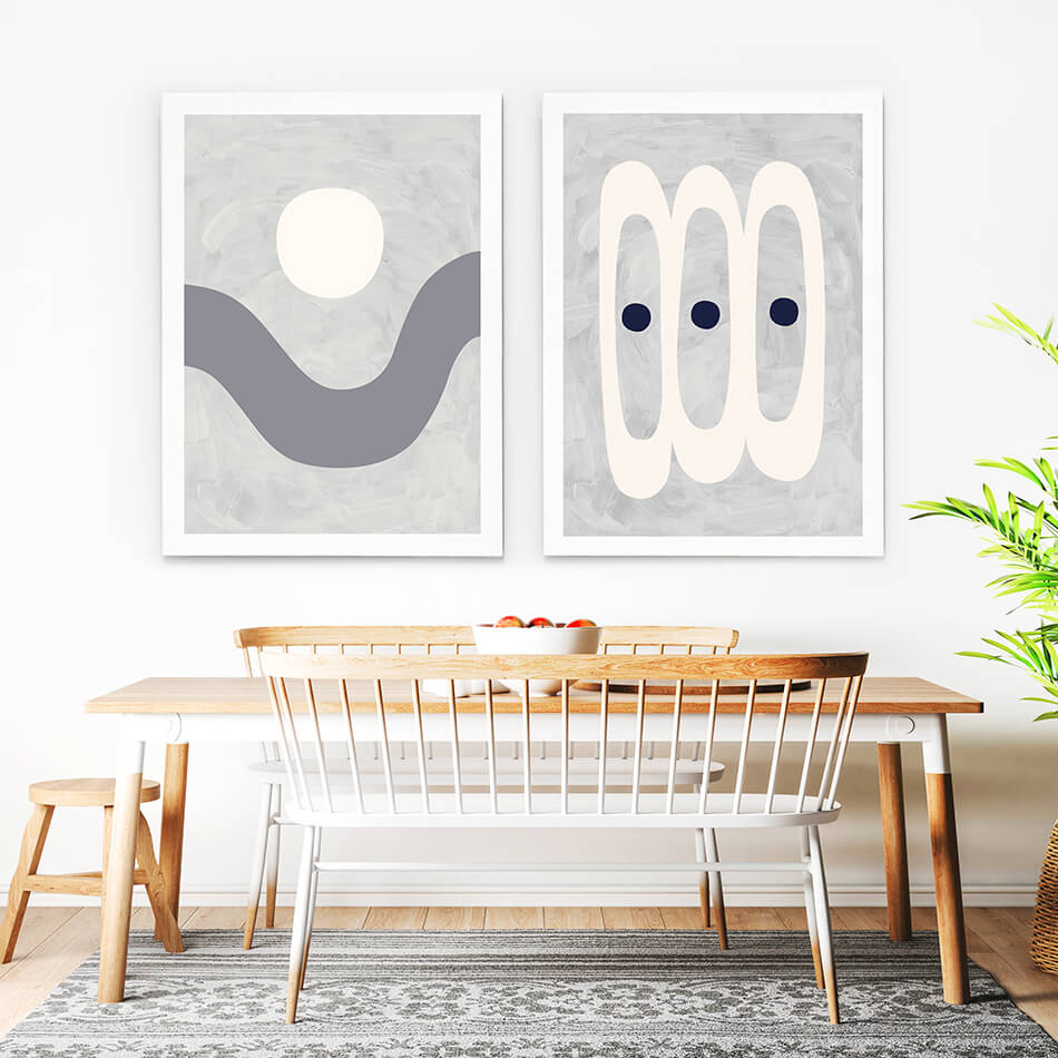 Ships in the Night V / Abstract Print