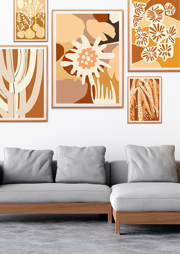 gallery wall artwork botanicals print brisbane artist