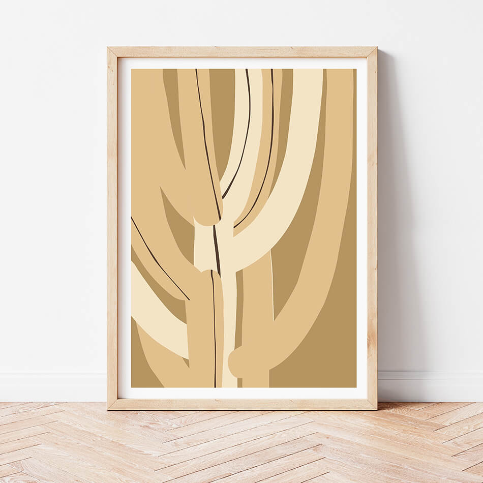 cream toned neutral toned art print white art print natural interior