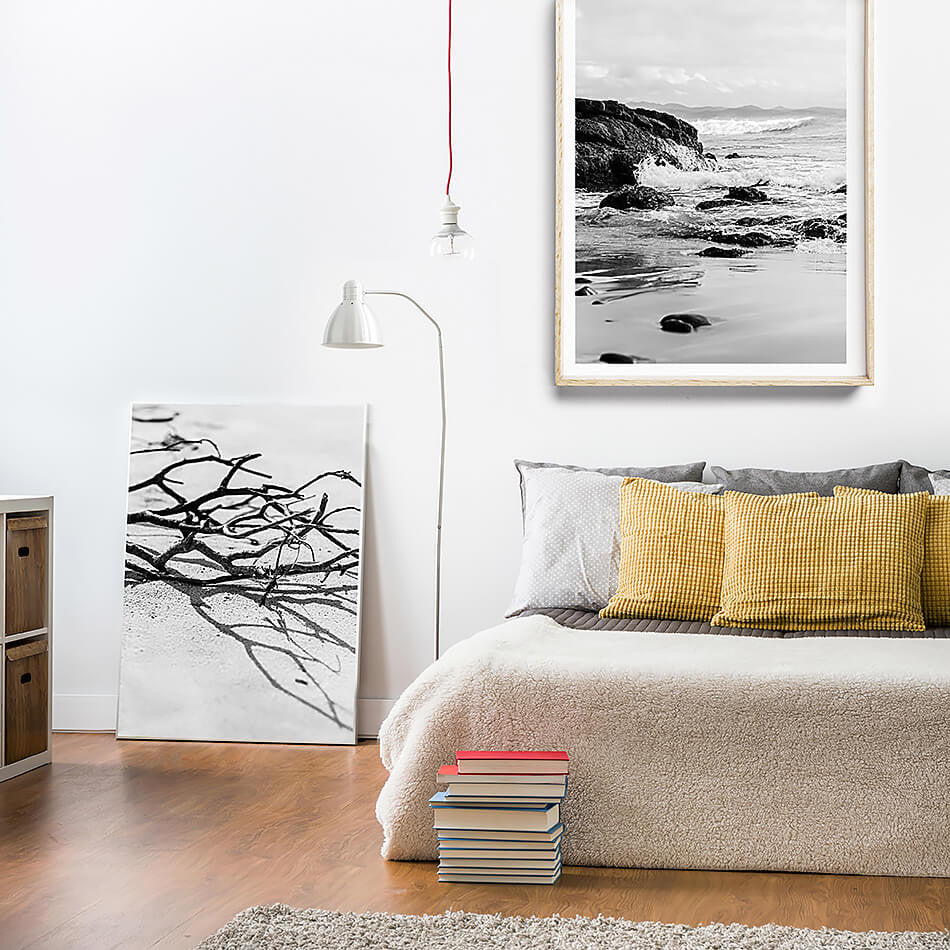  byron bay photography black and white interior byron bay photography art print byron bay brisbane photographer beach art for walls brisbane beach print black and white photography byron bay beach framed art monochrone interior art wategos beach byron bay photographic art brisbane beach print brisbane