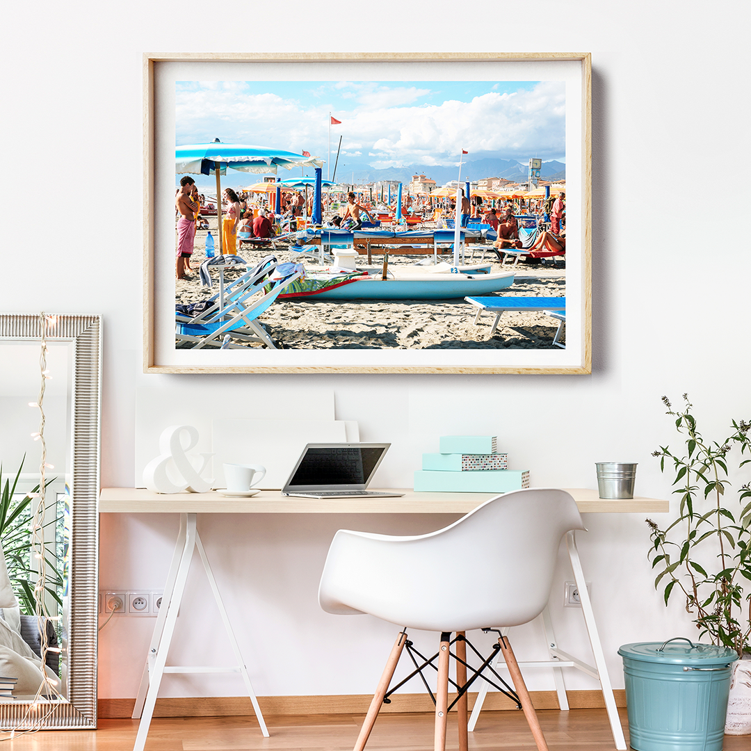 beach photography print italy beach print framed beach print