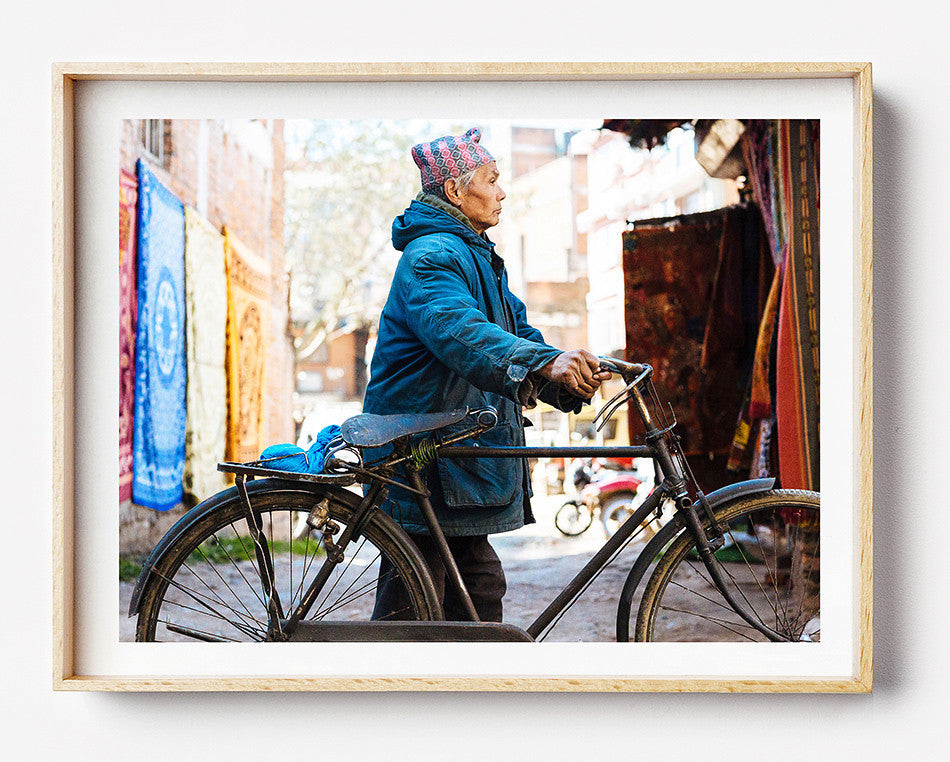 Photo art for wall fine art photographic print for home interior ikea ribba frame print travel photography of street of Thamel Nepal photography at Thamel Kathmandu Nepal taken by a brisbane photographer australian print photographic print photographic print shop brisbane framed art prints brisbane photographic prints for the home art for walls brisbane