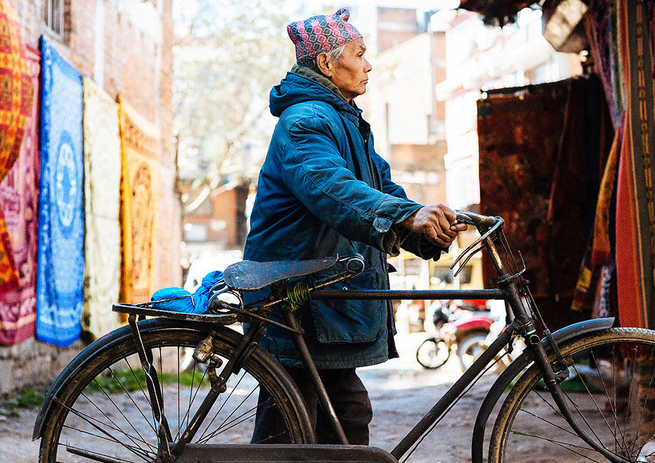 photographic artwork fine art print of street of Thamel Nepal photography print at Thamel Kathmandu Nepal street photography interior design limited edition print creative wedding photographer