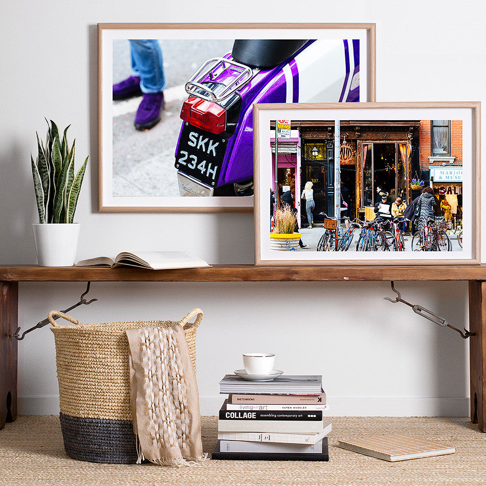 london photography photo print artwork old street london framed print vespa photo print for wall