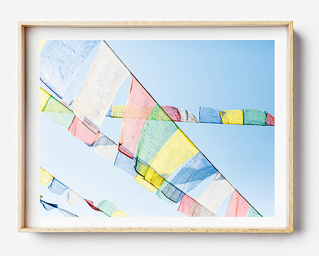 photo print prayer flags of nepal tibetan prayer flags art print prayer flags for the home hiking in nepal everest village limited edition fine art photography print was created in kathmandu pokhara nepal artwork to purchase online for the home interior travel photographer photographic print photographic print photographic print shop brisbane home decor wall art photographic prints for the home framed art prints brisbane