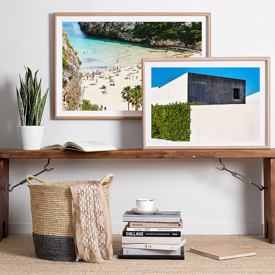 photographic print of the beach spain mediterranean coastal interior beach art