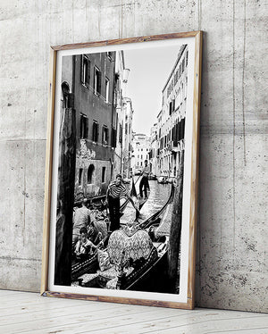 venice photography art print photo of venice gondola black and white interior venice gondola art print photographic print of venice black and white interior artwork monochrome interior