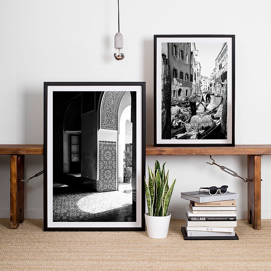 black and white interior monochrome interior moroccan decor moroccan interior black and white interior venice photography art print photo of venice gondola black and white interior venice gondola art print photographic print of venice black and white interior artwork monochrome interior
